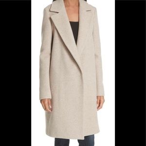 NWOT Theory Clairene Hawthorne Wool Cashmere Coat
